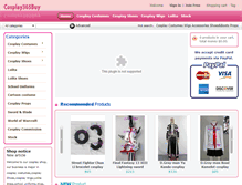 Tablet Screenshot of cosplay365buy.com